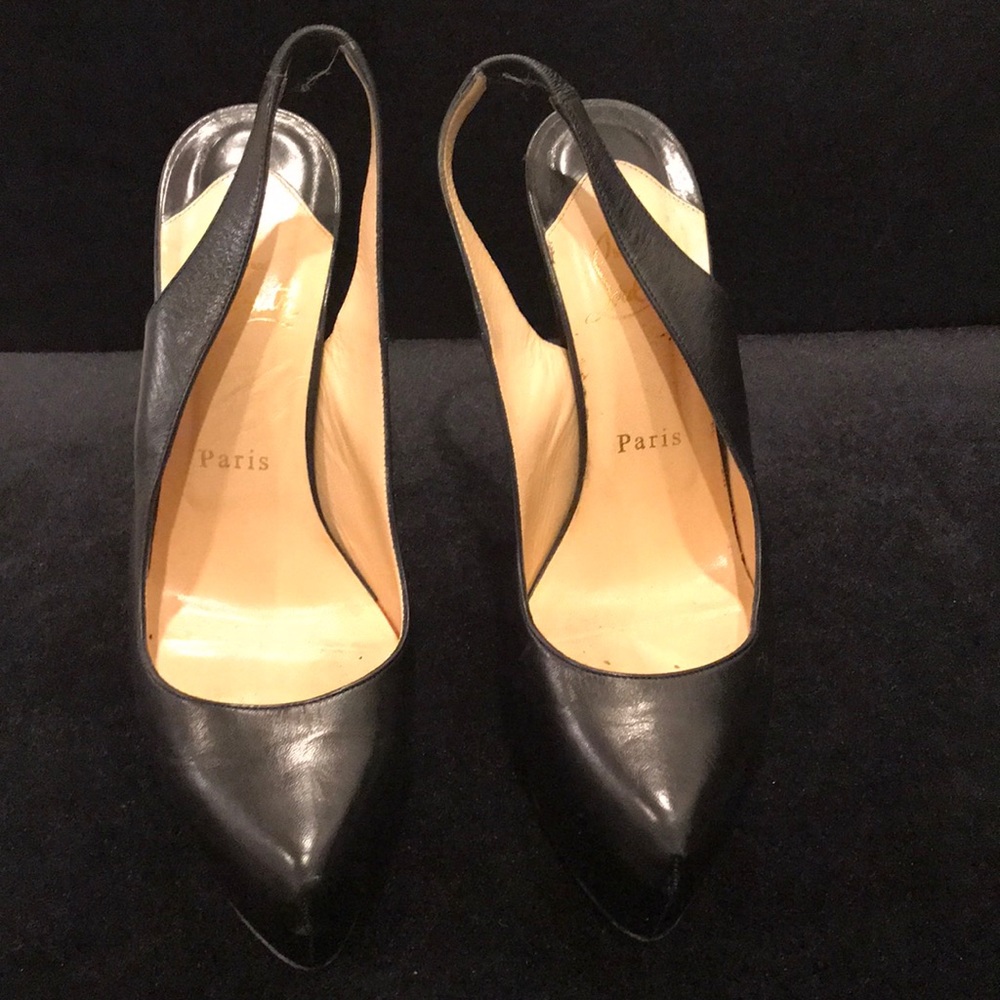 Christian louboutin daffodile slingback heels